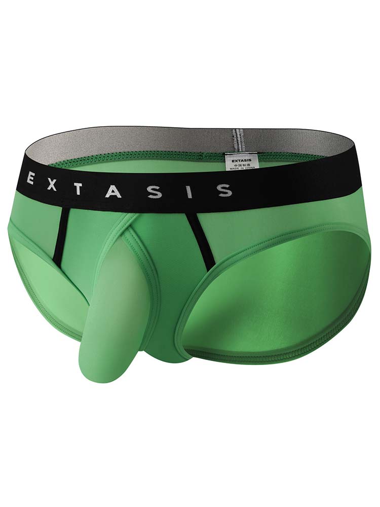 Men's Sexy Silky Smooth U-Convex Pouch Briefs