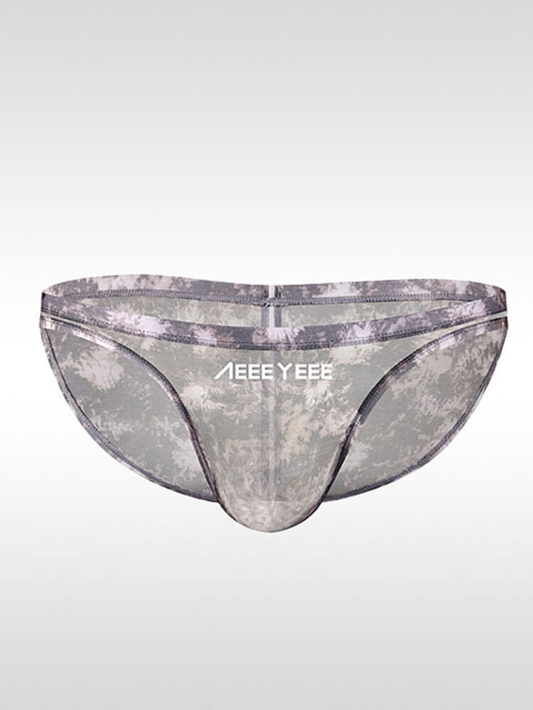 Men's Low-Rise Camouflage Harness Briefs Set