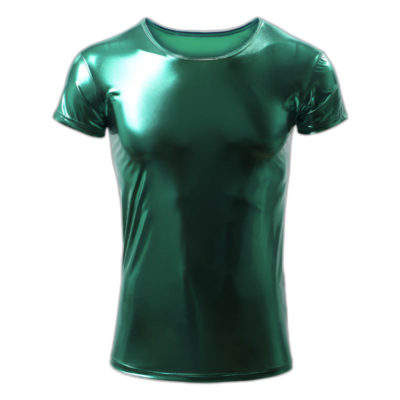 Metallic Shiny Clubwear Tee