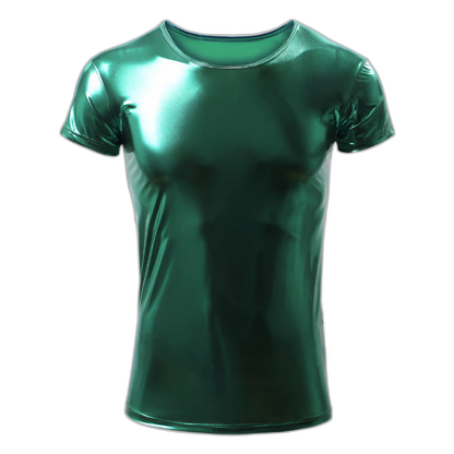 Metallic Shiny Clubwear Tee