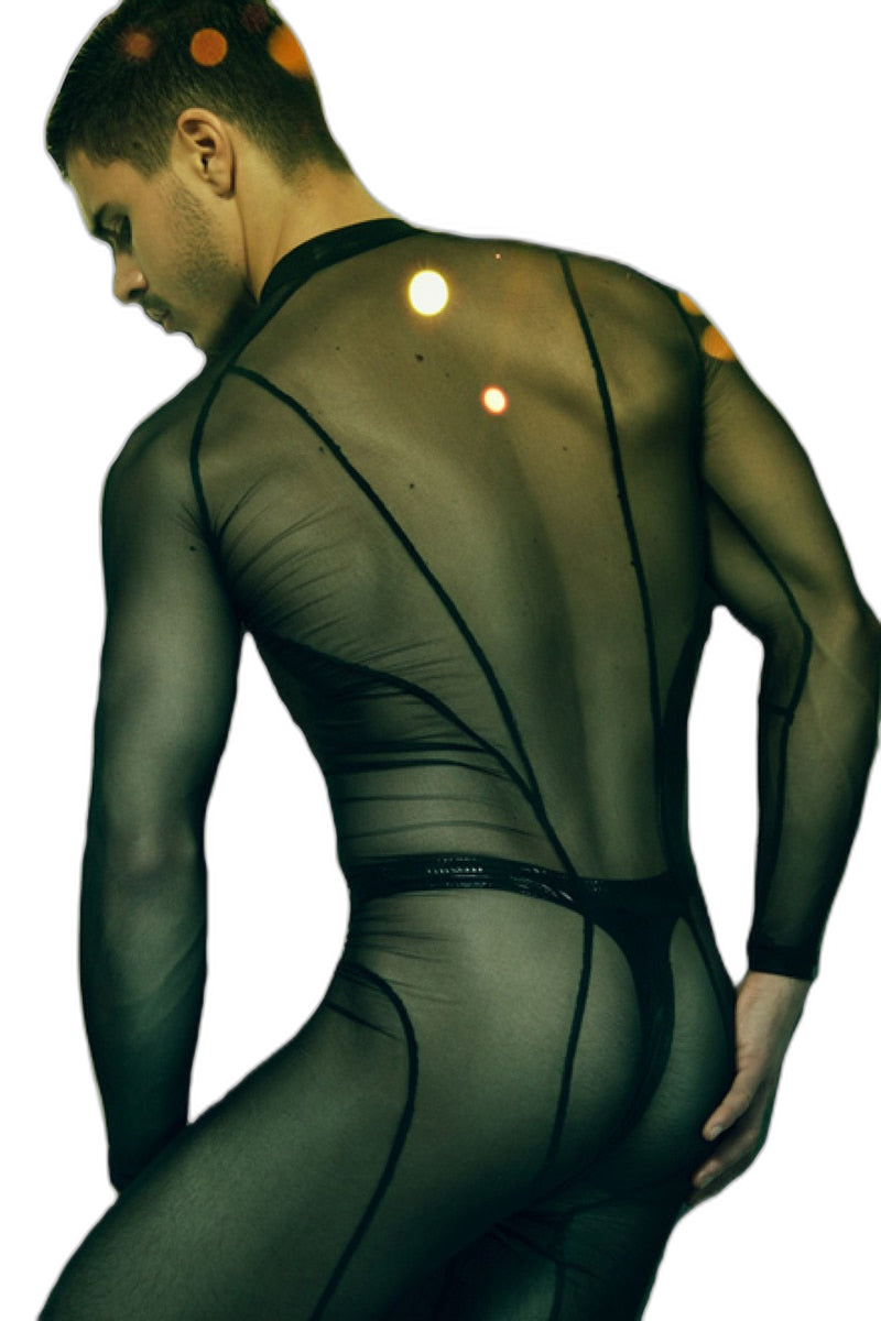 Men's Sheer Bodysuit