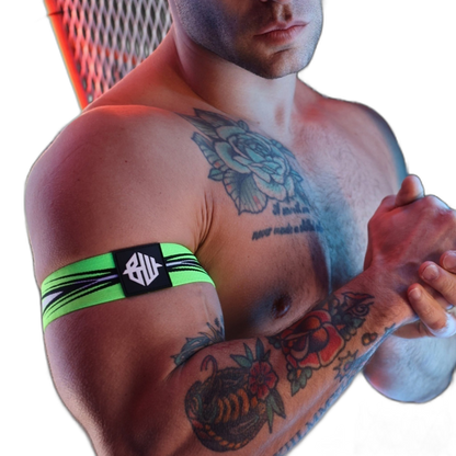 Breedwell Circuit Breaker Armbands Neon Green
