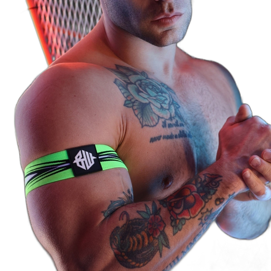 Breedwell Circuit Breaker Armbands Neon Green
