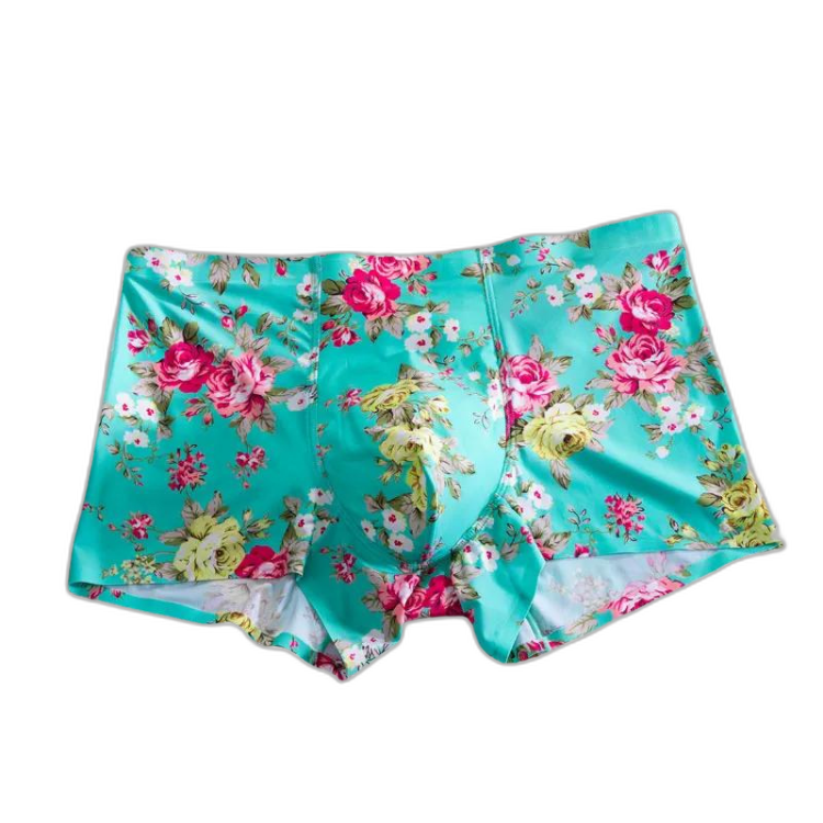 Ice Silk Floral Underwear