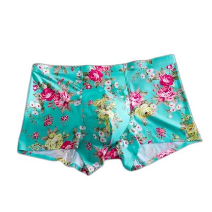 Ice Silk Floral Underwear