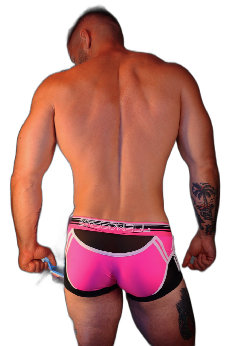 Breedwell Circuit Breaker Boxer Brief Neon Pink