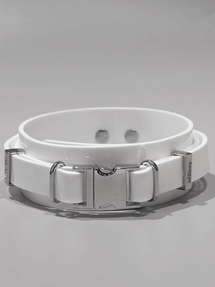 Men's 4cm Wide Snap-On Silicone Neck Collar