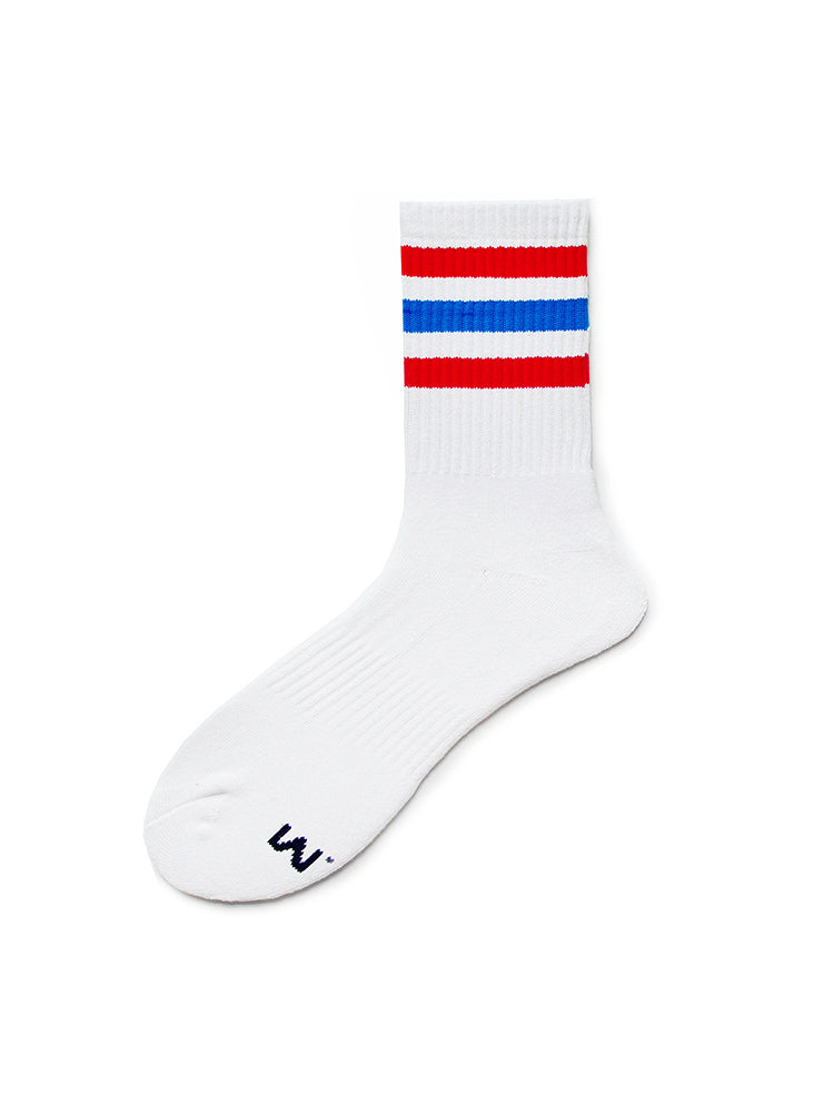 Rainbow Striped Sports Cotton Socks