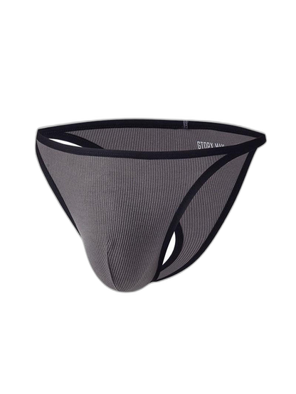 Men's Low-Rise Sexy U-Convex Thong And Briefs