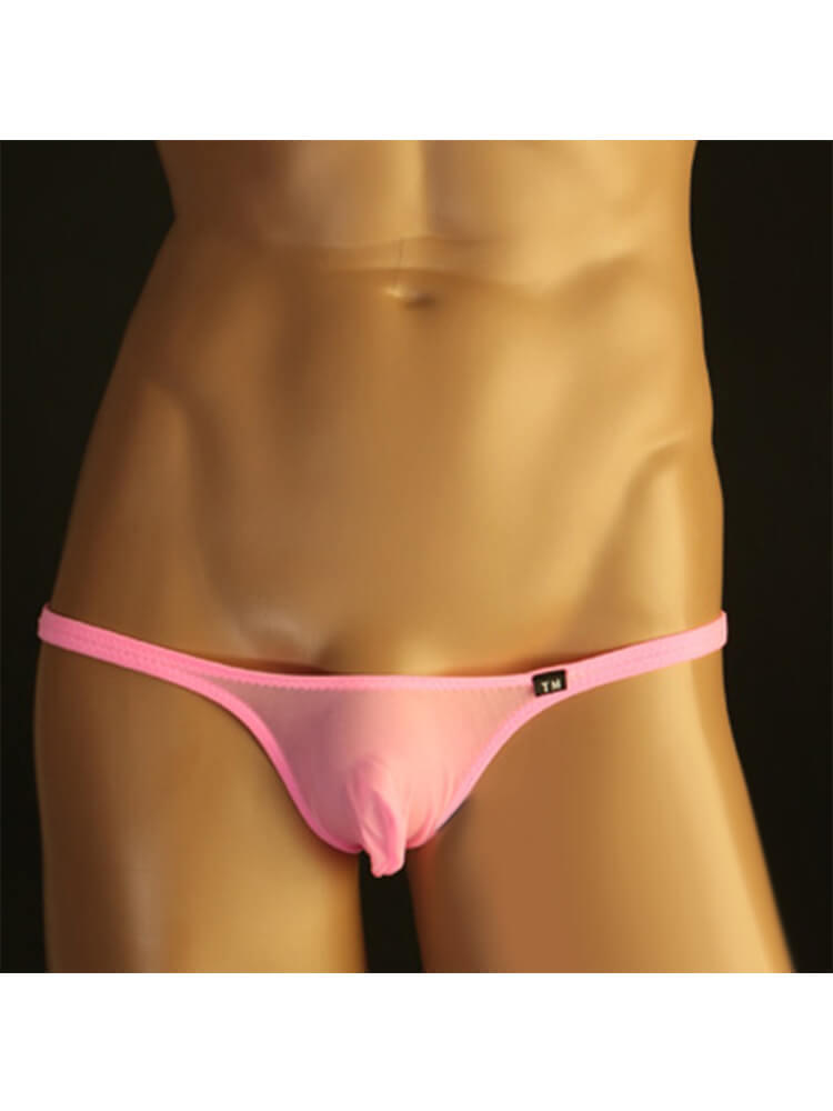 Men's Breathable Low-Rise Sexy Nylon Thong