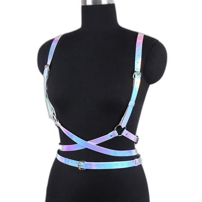 Holo Gothic Angelic Wings Harness