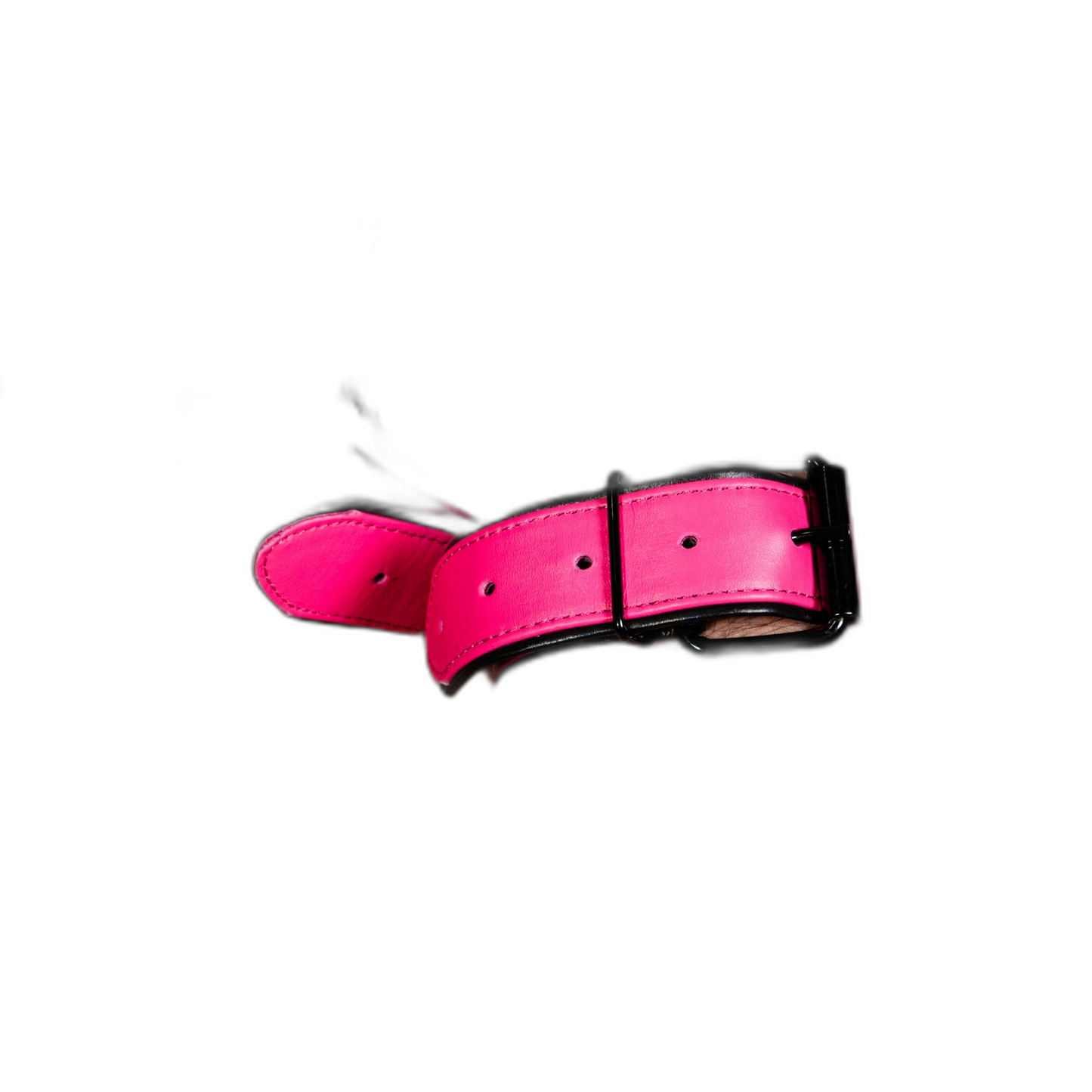 ruff GEAR Bold Leather Bicep Strap Neon Pink