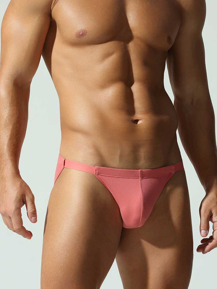 Men's Sexy Low-Rise Solid-Color Cotton Briefs