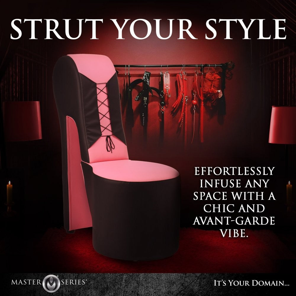 Pink Stiletto Sex Chair