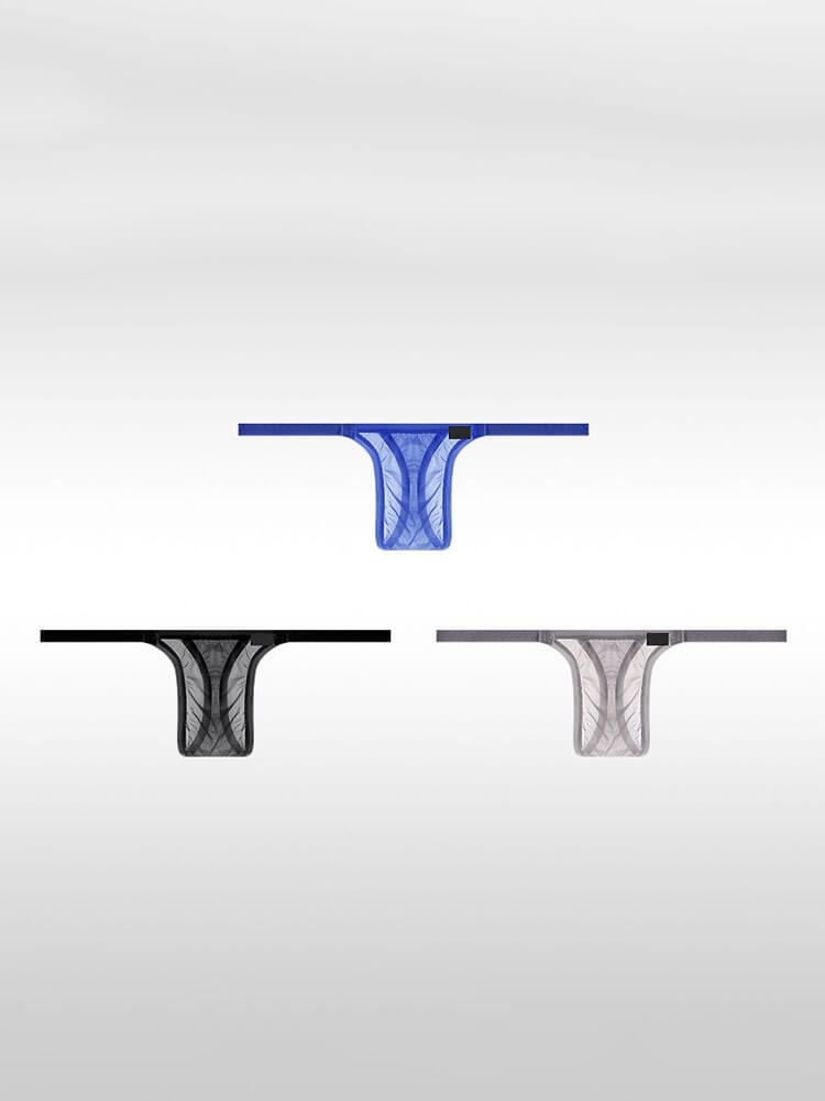 Men's Low-Rise Ultra-Thin Sheer Thong