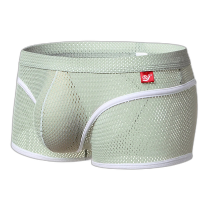 2 Pack Breathable Mesh Lightweight Summer Men's Boxer Briefs