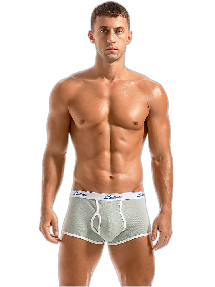 Men’s Thread Cotton Trunks with Fly