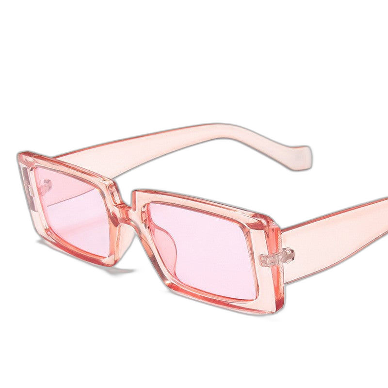 Retro Rectangle Frame Sunglasses