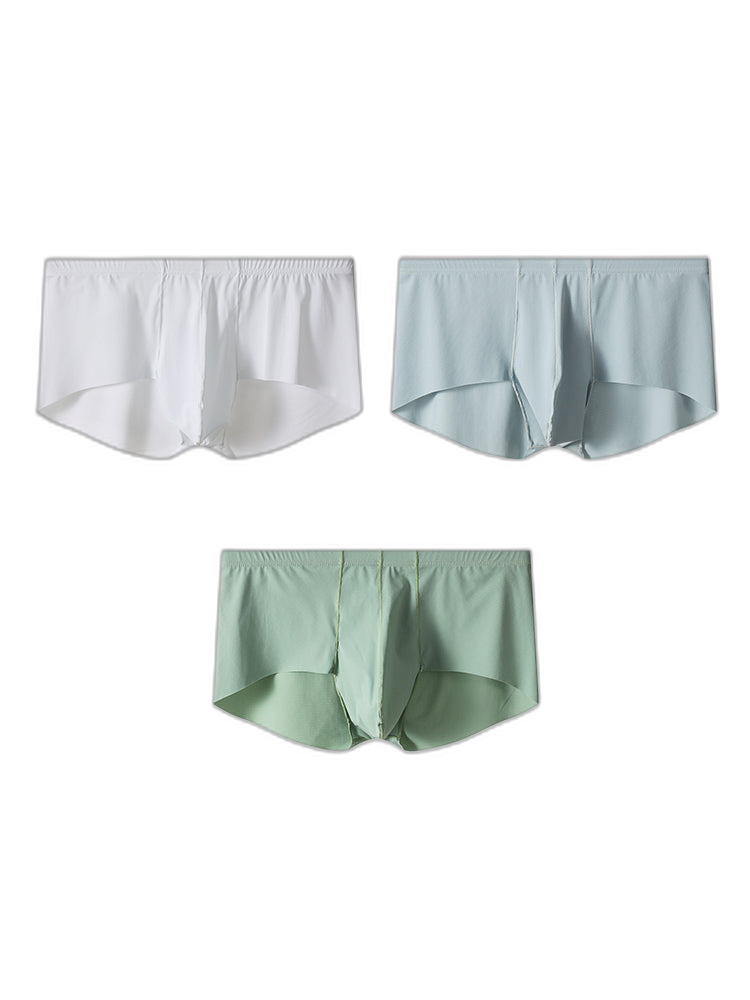3 Pack Men's Cooling Seamless Trunks