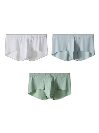 3 Pack Men's Cooling Seamless Trunks