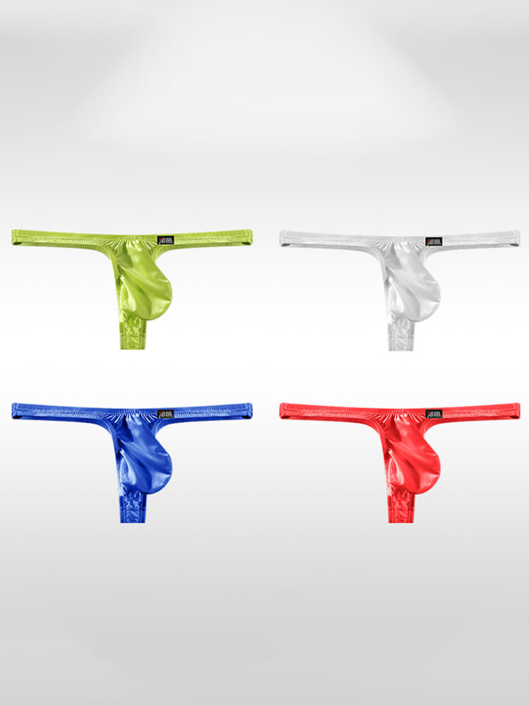 Men's Solid Color Sexy U-Convex Pouch Thong