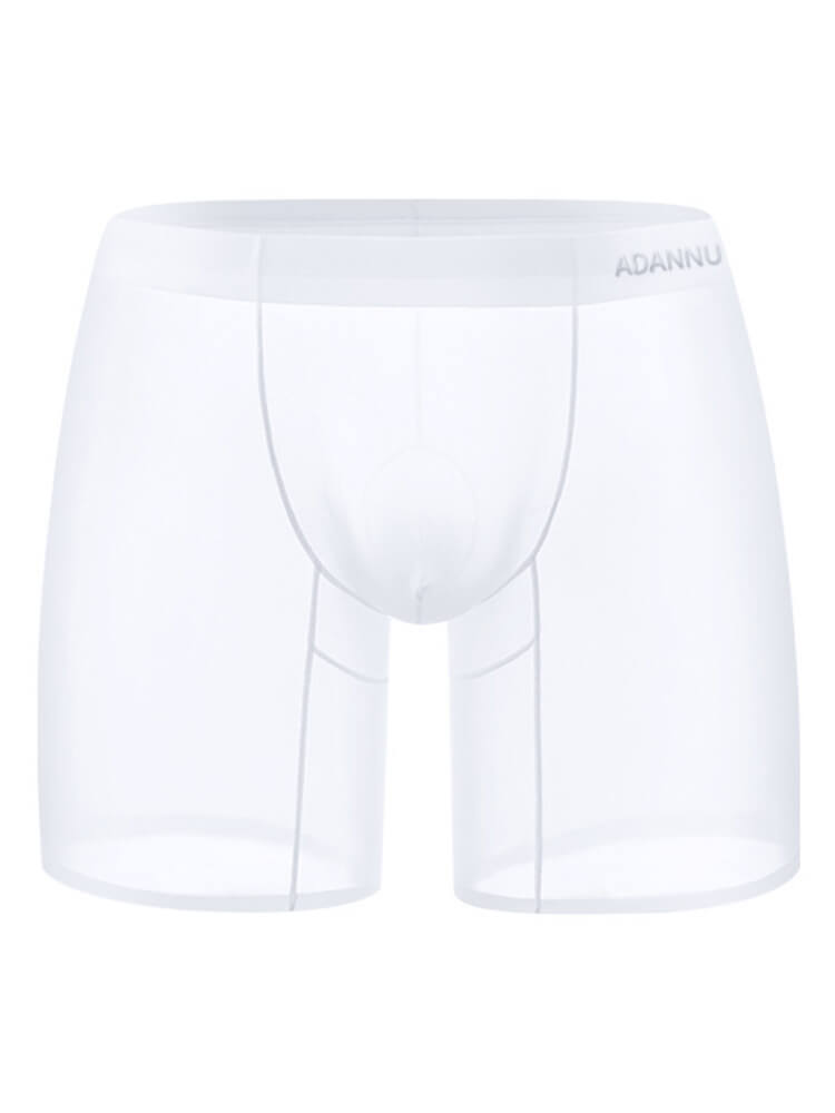 Men's Simple Solid Color Seamless Quick-Dry Trunks