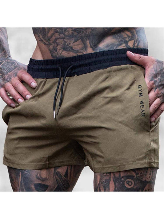 Men's Quick-Drying Drawstring Thin Sports Shorts