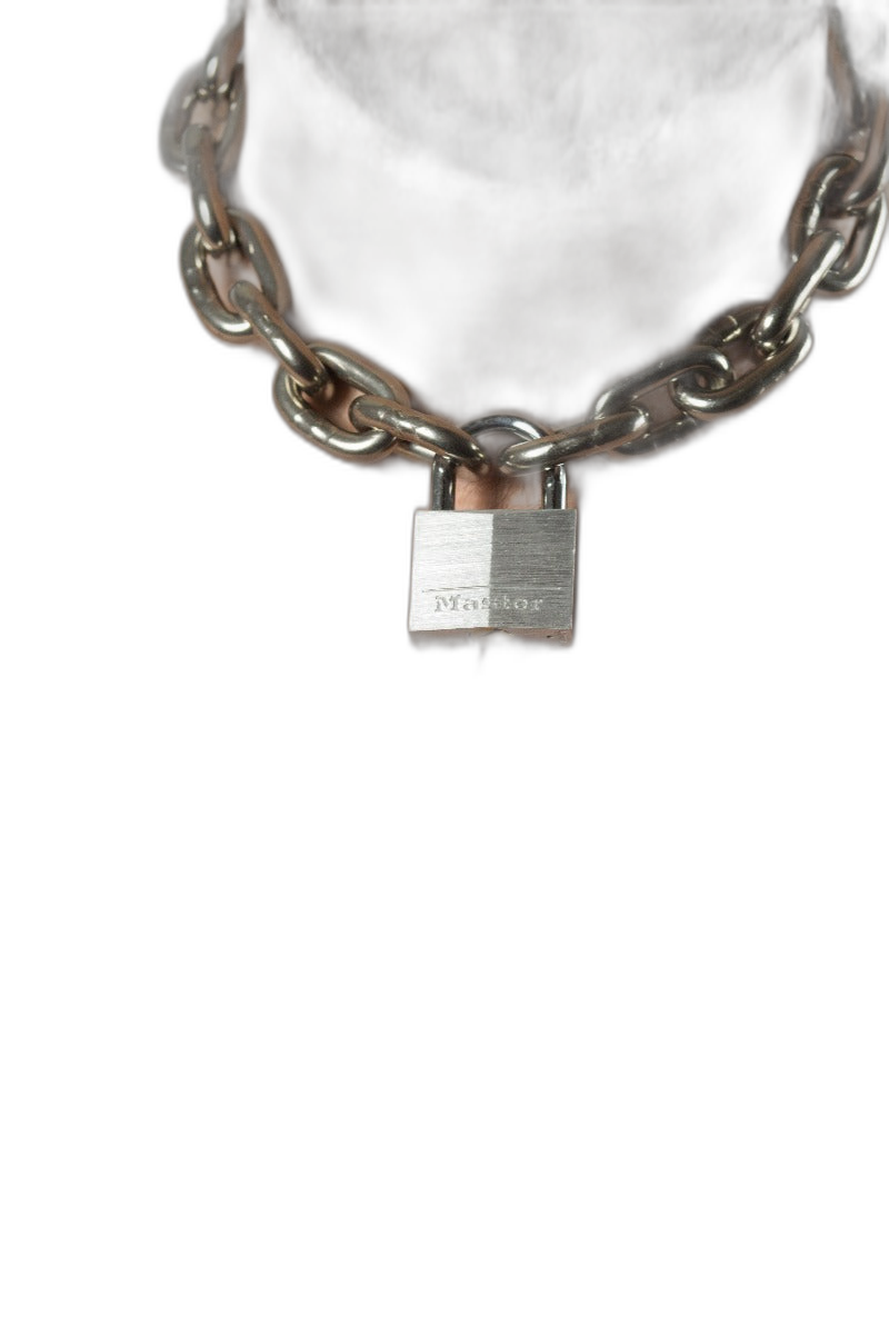 ruff GEAR Pitbull Chain 8mm with 40mm Master Lock