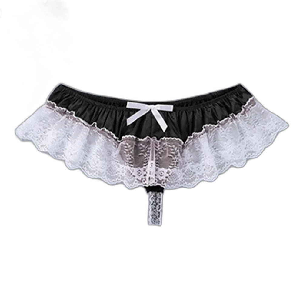Bow & Lace Sissy Panties