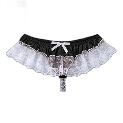 Bow & Lace Sissy Panties