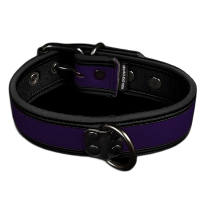 Mr S Leather NEO Puppy Collar Purple