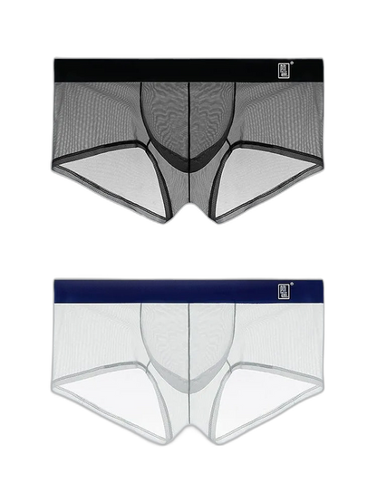 Men's Ultra-thin Low-Rise See-Through Ice Silk Briefs
