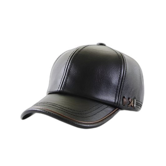 Leather Baseball Cap