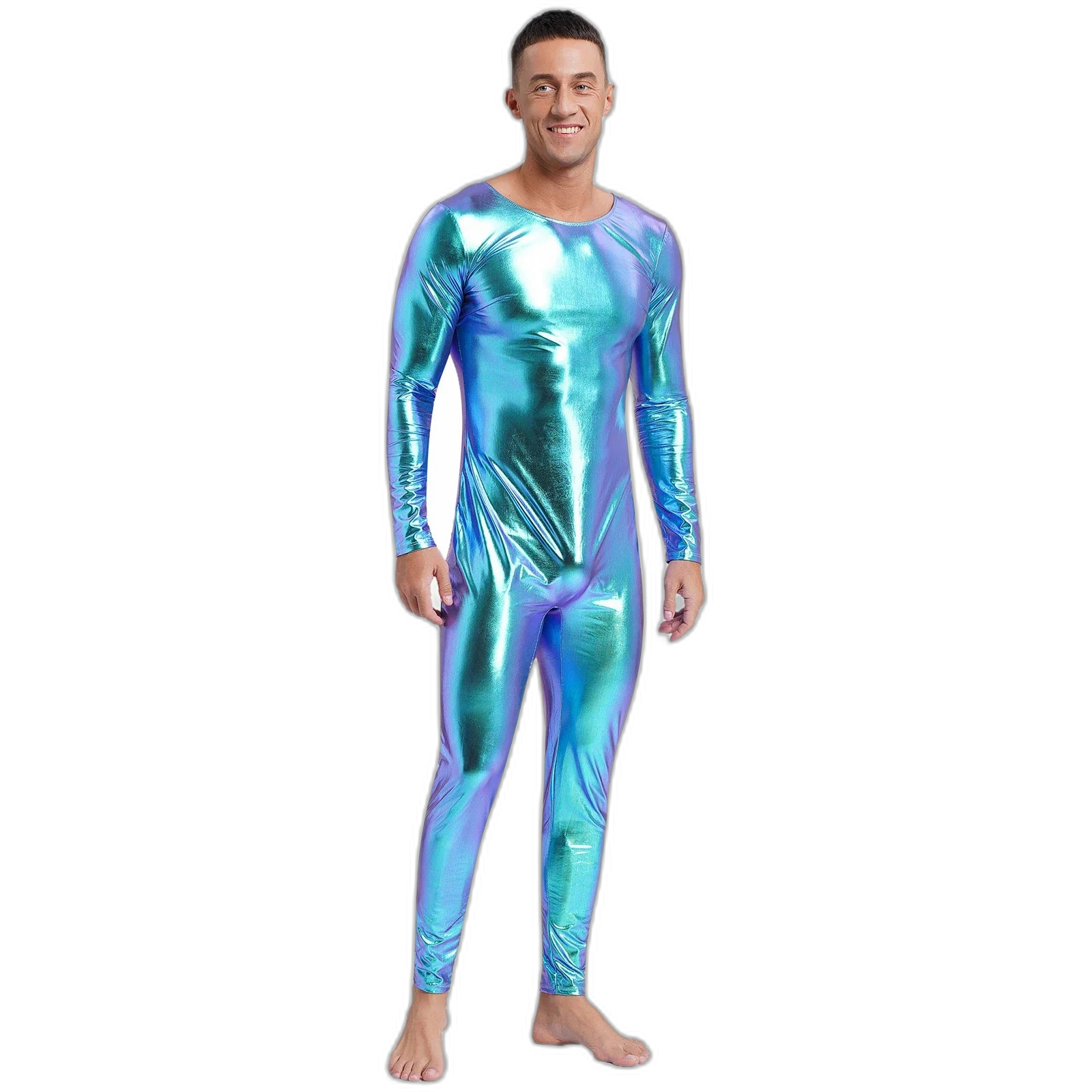 Galactic Vogue Metallic Bodysuit