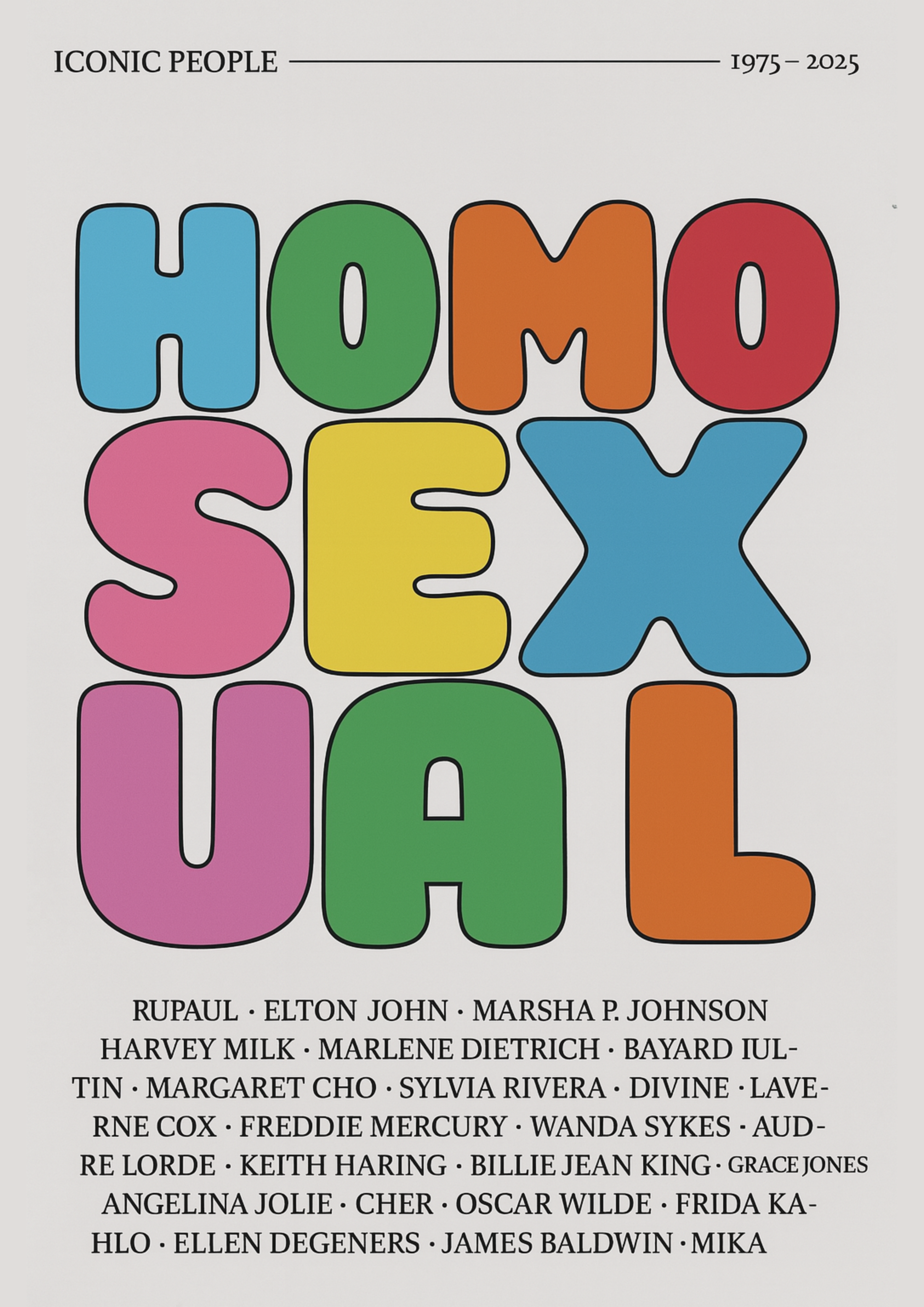 HOMO SEV UAL ICONIC | Problematic Prints image 0
