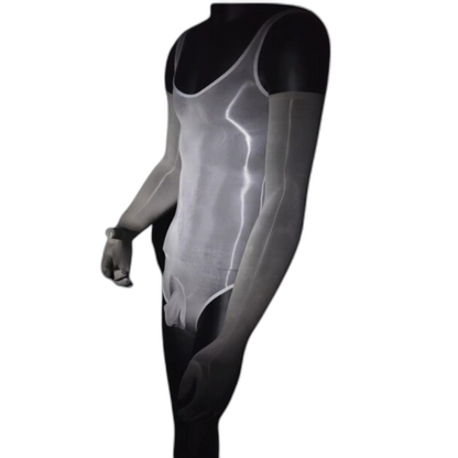 Queer Glow-Up Shiny Member Bodysuit