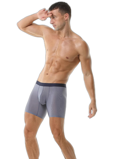 2 Pack Men’s Breathable Athletic Mesh Boxer Briefs