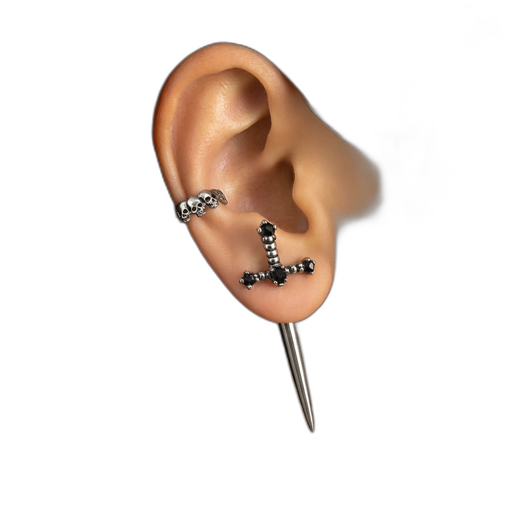 Shadow Dagger Earrings