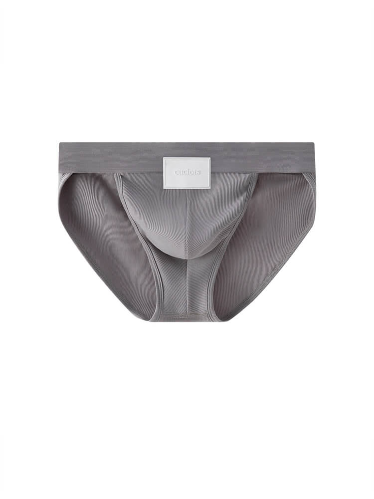 Men's Sexy Mid-Rise High-Cut Cotton Briefs