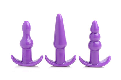4 Piece Vibrating Anal Plug Set