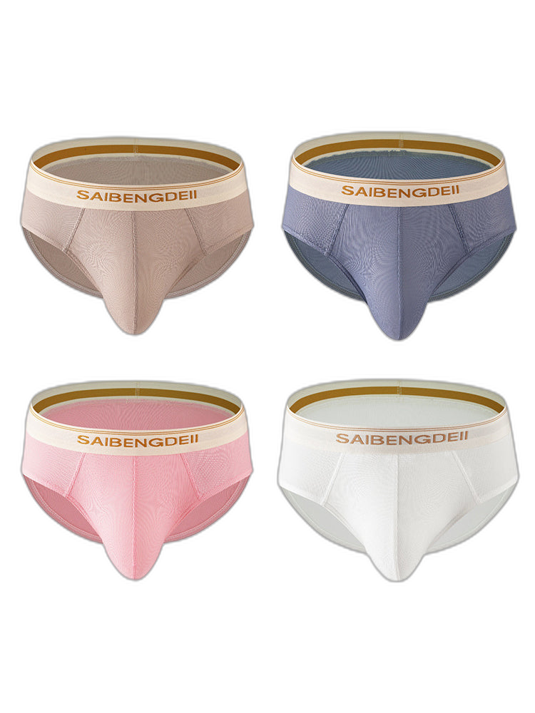 Men's Threaded Fabric U-Raised Low Rise Trunks