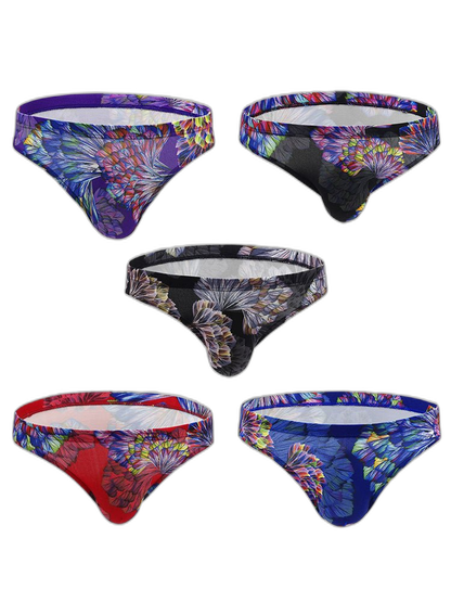3 Pack Men's Printing U Convex Pouch Pouch Briefs