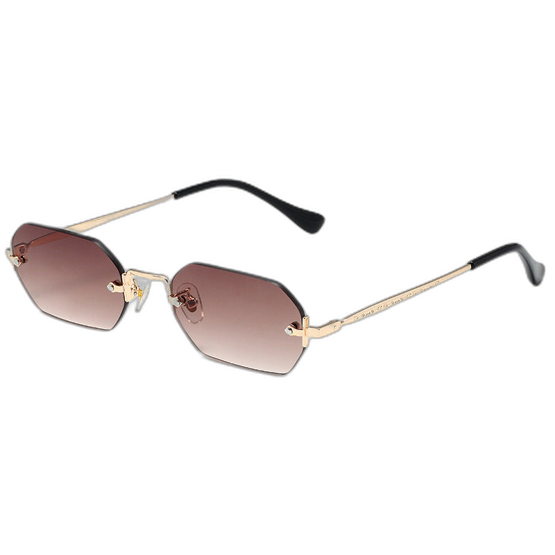 Retro Rimless Sunglasses