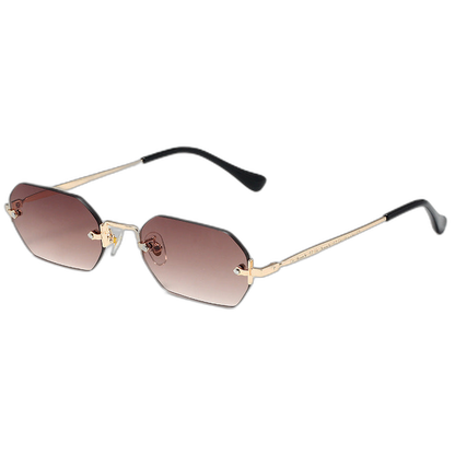 Retro Rimless Sunglasses