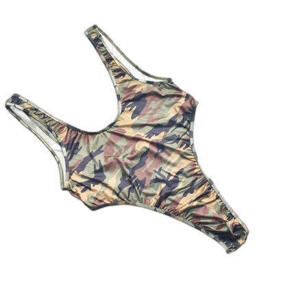 Camo Thong Bodysuit