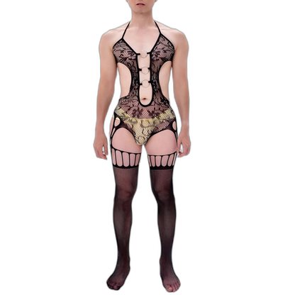 Siren Call Crossdressing Fishnet Bodysuit