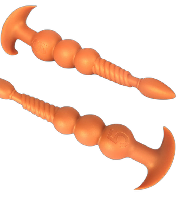 Rama - Silicone Anal Beads  - 3 Anal Balls With Tail - Anal Trainer