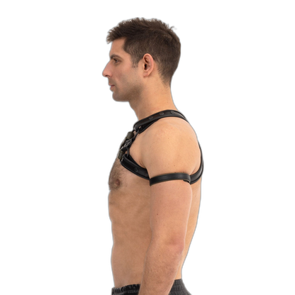 Prowler RED Leather Cross Harness Black Green Small Medium