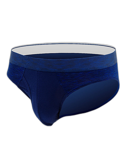 2 Pack Men's Breathable Spell Color Butt Lifting Briefs