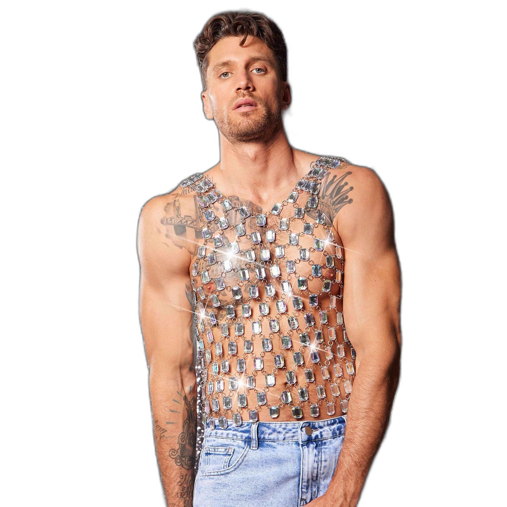 Crystal Chain Tank Top